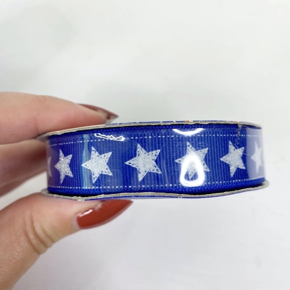 Lot of Patriotic Ribbon for Crafting 6 Spools NEW - Picture 2 of 5